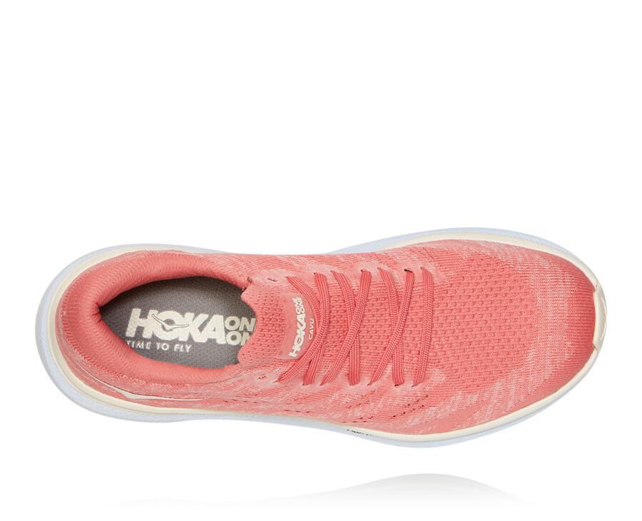 Basket Hoka One One Cavu 3 Femme - Orange/Blanche - NVI-582734